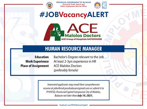 Urgent! Jobs in Malolos City, Bulacan .